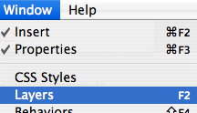 layerswindow menu